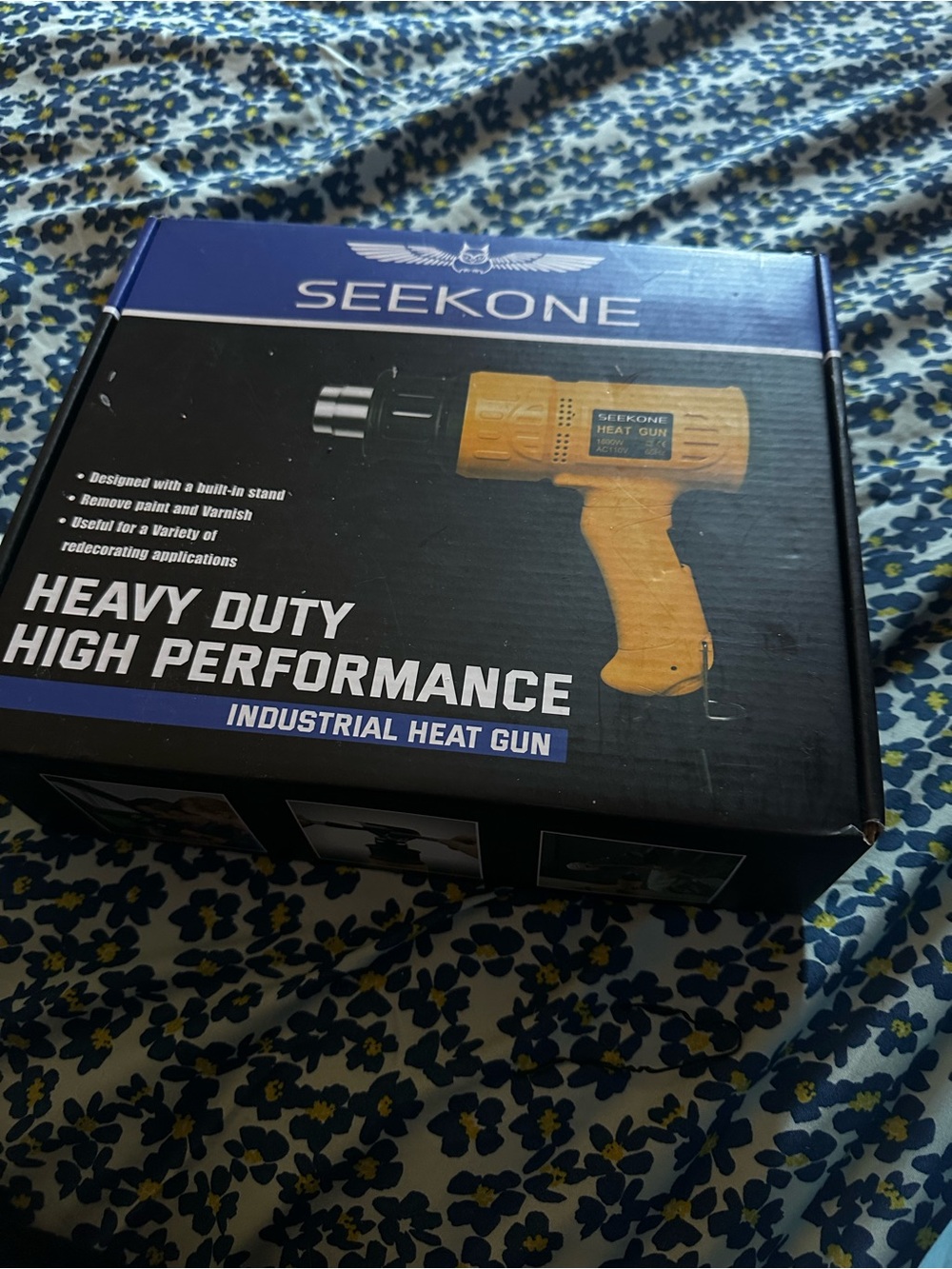 Seekone Yellow Industrial Heat Gun - Heavy Duty Heat Tool